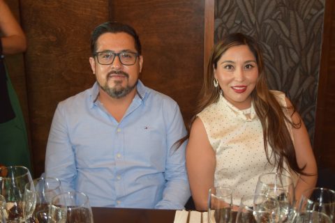 Luis Leal y Lupita Espinoza. 