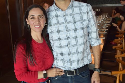 Anabel Medel y Pedro Orraca.