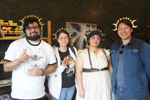 Alberto Macías, Alegría Flores, Valeria Loya y Carlos García.