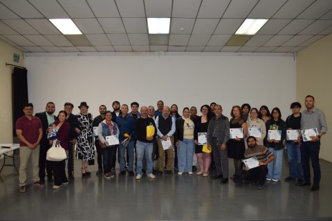 Participantes del primer Concurso Municipal de Poesía de Ensenada.