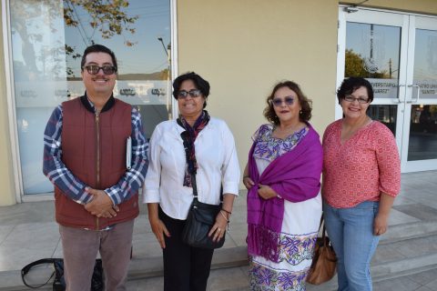 Jesús Mata, Gabriela Cuéllar, Carmen Rosa Dávila y Cande Rojas. 