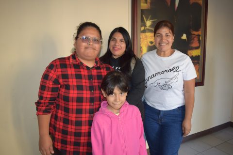 Yazmin, Karina, Martha Huerta y Jimena. 