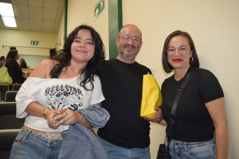 Emilia Chávez Elizalde, Edgar Chávez y Aracely Yamamoto. 