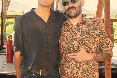 Los artistas Emiliano Contreras y Star27. 