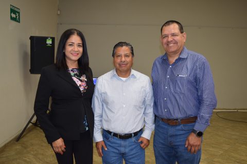Colegas en reunión