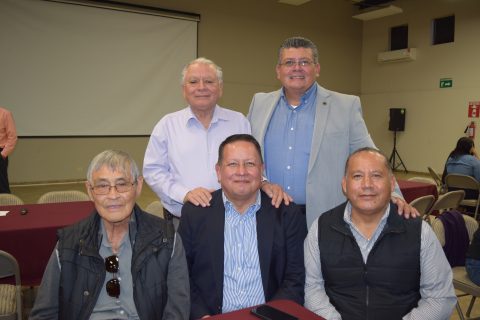 Marco Preciado, Leonel Ruiz, Sergio Elio Barrón, Esteban Rodríguez y Celso Vergara.