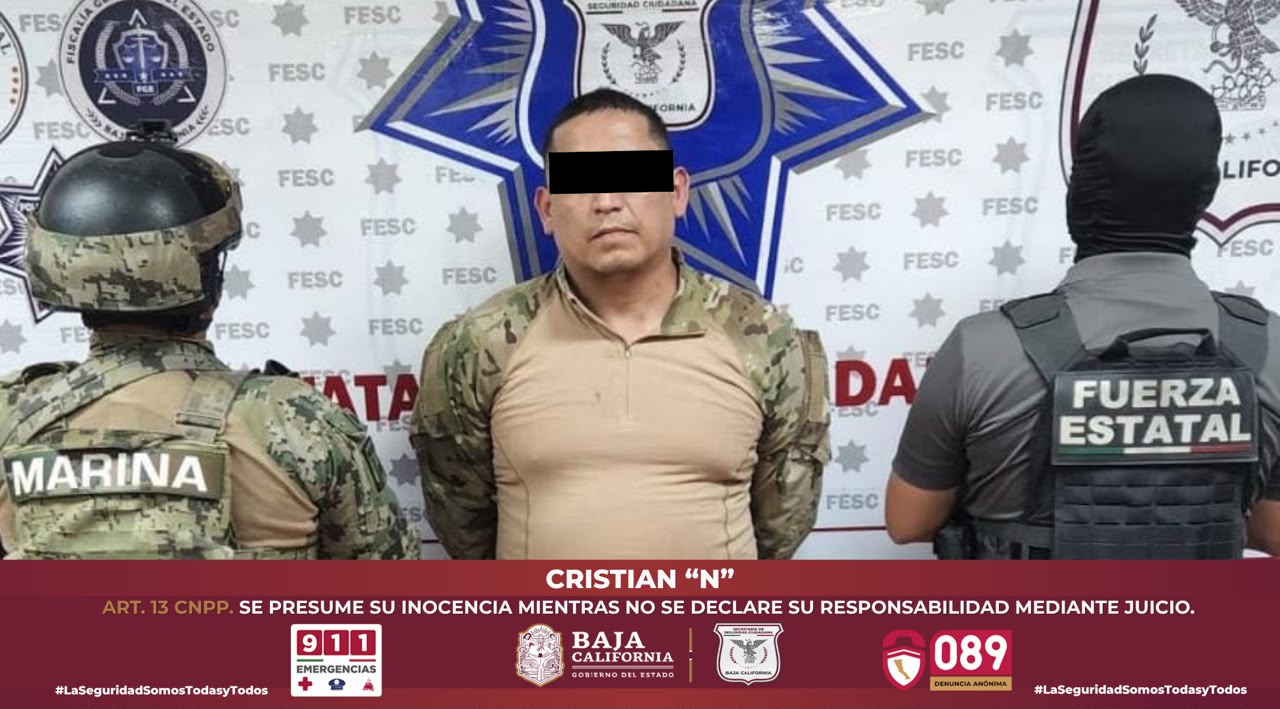 Capturan a “El Muerto” en Mexicali