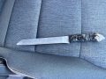 Detienen a hombre armado con cuchillo