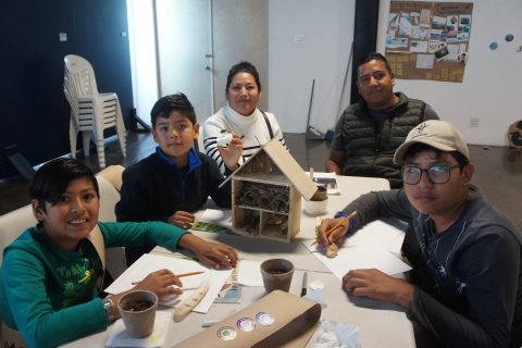 Martín, Leonel, Angélica, Armando y Ángel.
