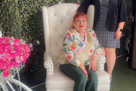 Lidia García junto a su hija Mara Guerrero. 