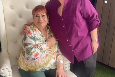Lidia García y Delia Sumuano.