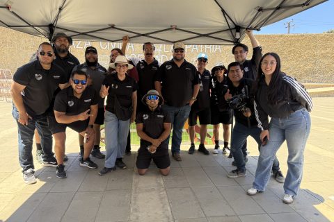 Los organizadores del evento posaron para la cámara de VIDA.