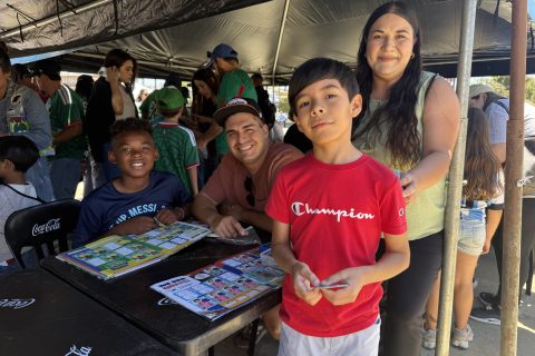 Fred, Joshua Castañeda, Lizeth González y Daniel.