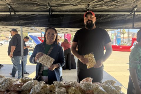 Verónica Flores y Roberto Moncayo.