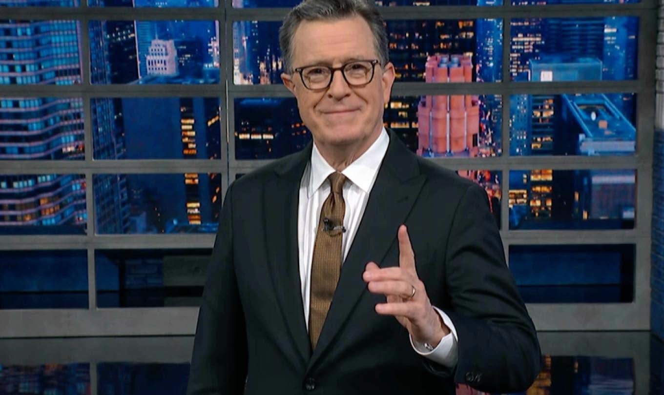 Golpea a Colbert fin de su programa