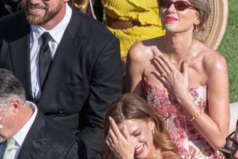 Taylor luce anillo por primera vez