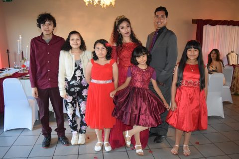 Jeremías, Alison, Itany, Yamilé Valenzuela, Kimery, Antonio y Briana.