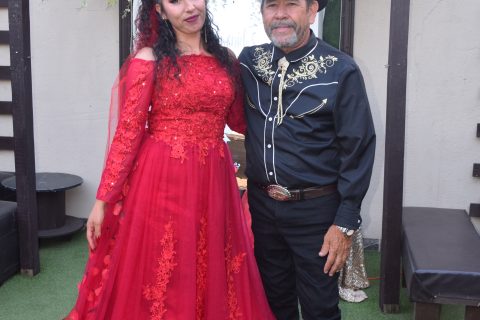 Yamilé Valenzuela junto su papá Florentino Valenzuela.