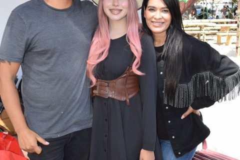 José Rodríguez, Lupita Liborio y Danna Kennedy. 