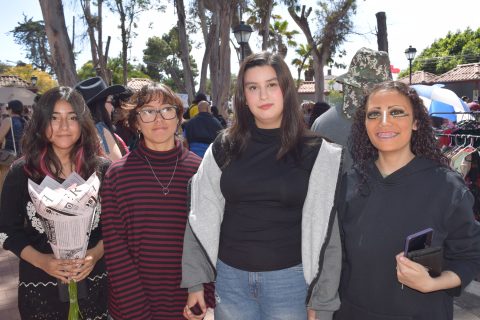 Melany, Montserrat, Miranda y Ángel. 