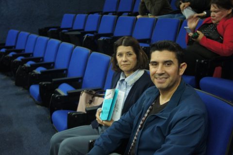 Mirna Pérez y Alex Esparza.