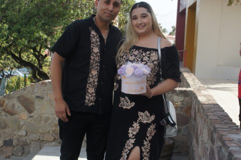 Ángel Estrada y Arizbeth Vega.