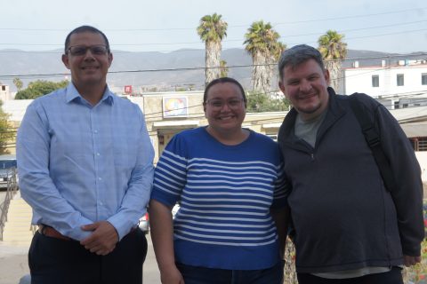 Fernando Núñez, María Esther González y Alexei Elizarov.
