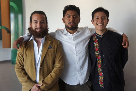 Rafael Muñóz, Leonardo Bautista y Alexander Cortés.
