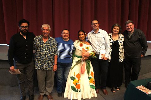 Miguel Ángel Cuevas, Jorge Folgueira, Nona Lakberolova, Julissa Silva, Fernando Núñez, María Esther González y Alexei Elizarov.