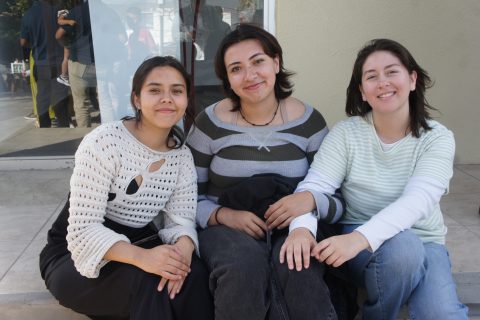 Estefanía Flores, Ivonne Ponce y Milzy Rodríguez.