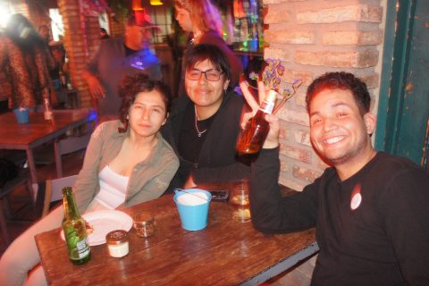 Antonella, Alex y Alberto.