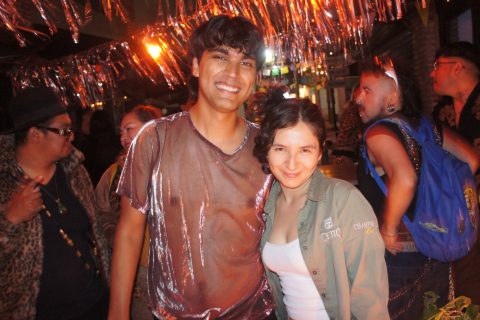 Kevin Contreras y Antonella.