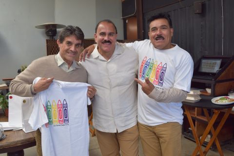 Luis Enrique Cubeiro, Julio Medina y Vidal Arce.