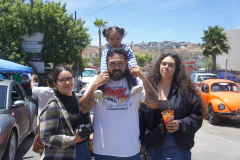 América Castillo, Emanuel Zazueta, Samara y Marily Zazueta.