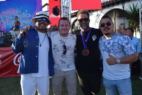 Tonatiuh Anzures, Migue Wong, Antonio Quindere y Miguel Partida Sánchez.