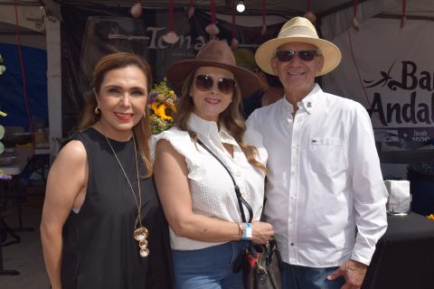 Elvira Romero, Alejandra Ulloa y José Alfredo Salazar.