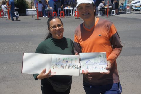 Juan Quiñones y Gisela Torres.