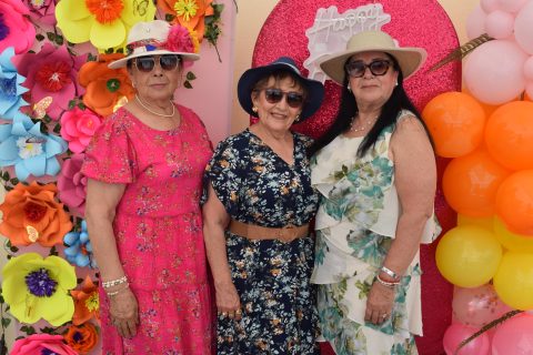 Angélica Borrego, Flor Ochoa y Marthita Flores. 