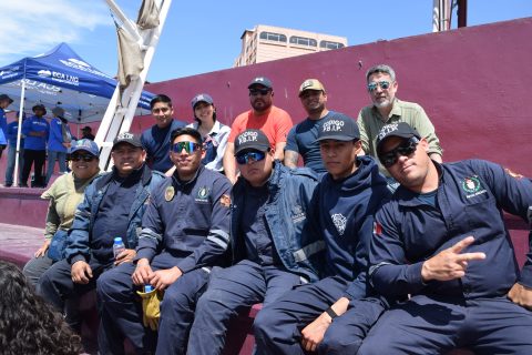 El equipo Bomberos Asipona recolectó 350 kilos de basura.