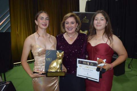 Lia, Gloria Pedrin y Elisa. 