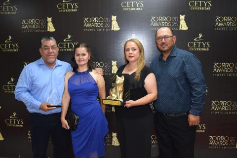 Arturo Ayala, Selenia Bañuelos, María Ramírez y Francisco Fimbres.