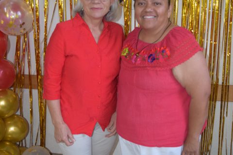 Hortencia Cárdenas y Dulce Romero.