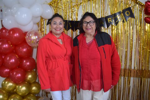 Maricela Pérez y Catalina Castellanos. 