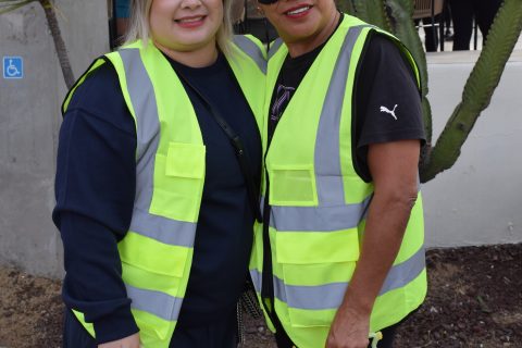Lizeth Campos y Elizabeth Echeverría. 