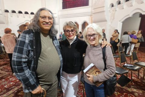 Miguel Carrillo, Alicia Lomelí y Hilarie Heath.