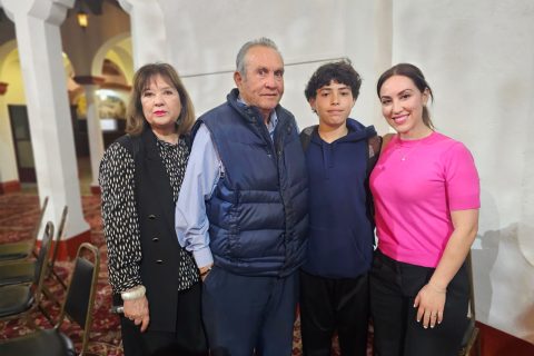 Fany Martínez, Roberto Ramírez, Ricardo y Mónica Ramírez.