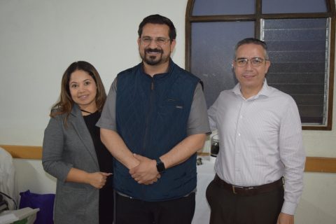 Sonia Fonseca, Javier García y Eduardo Murillo. 