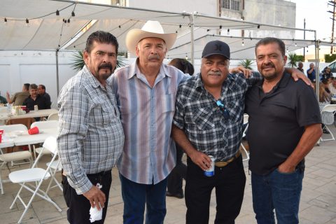 Los hermanos Martín, Felipe, Ramón y Gerardo Villalobos. 
