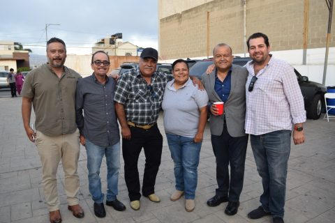 Edgar Flores, Oscar Chacón, Ramón Villalobos, Lizette Dueñas, Marco Antonio Estudillo y Armando Díaz. 