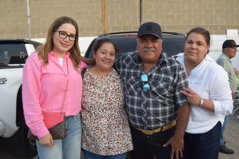 Gloria Rubio, Ivonne Ramos, Ramón Villalobos y Miriam Susarrey.